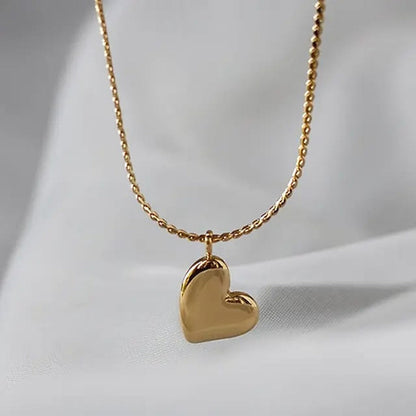 Heart Whispers Golden Necklace