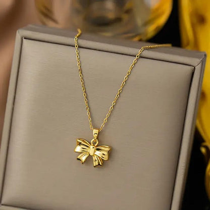 Graceful Bow Knot Pendant