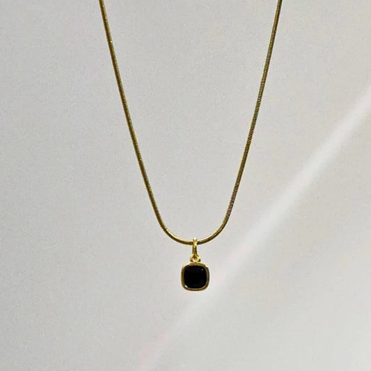 Anti tarnish Gold Plated cubic zirconia Pendant Chain For Girls|Gift For Girls Gold-plated Cubic Zirconia Stainless Steel Pendant