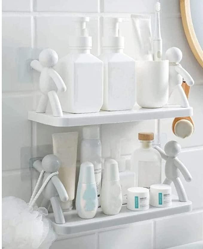 (Buy 1 Get 1 Free) White Bad Doll Shelf Storage Rack