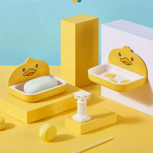 Super Cute Wall-Mounted Drain Soap Holder