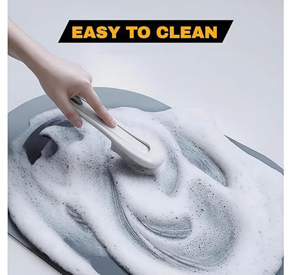 Floral Anti-Skid Bathroom Mat – Ultra Absorbent & Quick Drying