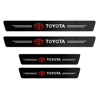 Carbon Fiber Door Sill Protector (4 Pcs)