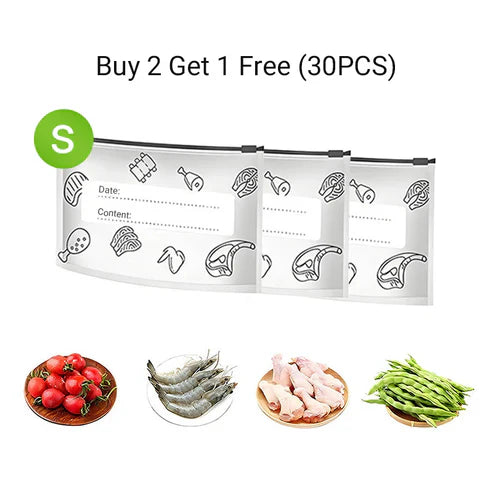 Reusable Aluminum Foil Sealable Storage Bags $9.99 Regular price$19.99Sale price 50