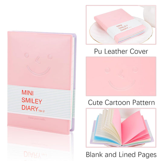 Mini Smiley Cartoon Pocket Notebook