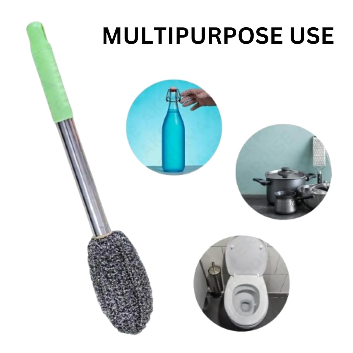 Long Handle Scrubber Brush for Kitchen Cleaning
