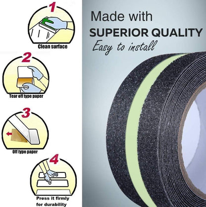 Glow-in-the-Dark Anti-Slip Tape for Stairs (2"x 5M)