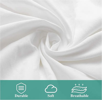 Beautiful Leaf Pattern Cotton Bedsheet with 2 Pillow Covers