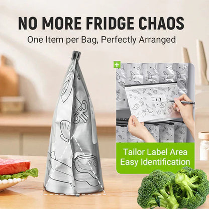 Reusable Aluminum Foil Sealable Storage Bags $9.99 Regular price$19.99Sale price 50