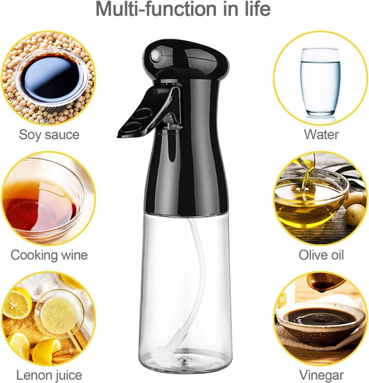 Glass Oil Dispenser Bottle Spray Mister (200 ML)
