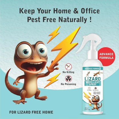 Home Safe Lizard Control Spray – 250ML Herbal Formula