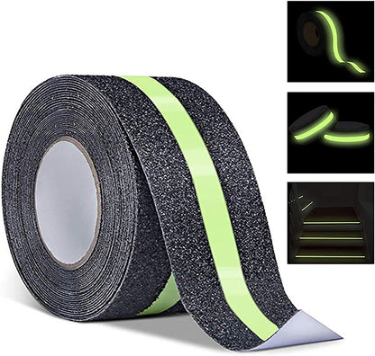 Glow-in-the-Dark Anti-Slip Tape for Stairs (2"x 5M)