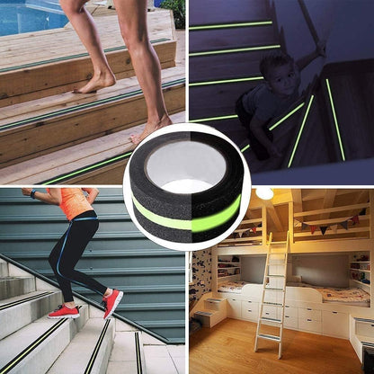 Glow-in-the-Dark Anti-Slip Tape for Stairs (2"x 5M)