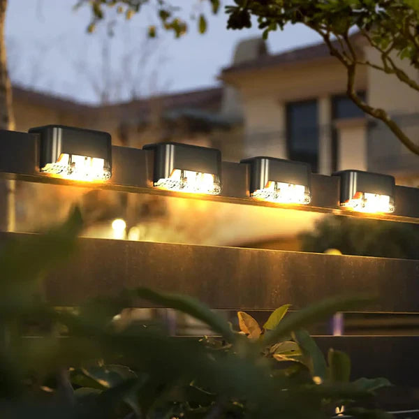 Solar Powered Waterproof Deck Lights for Outdoors