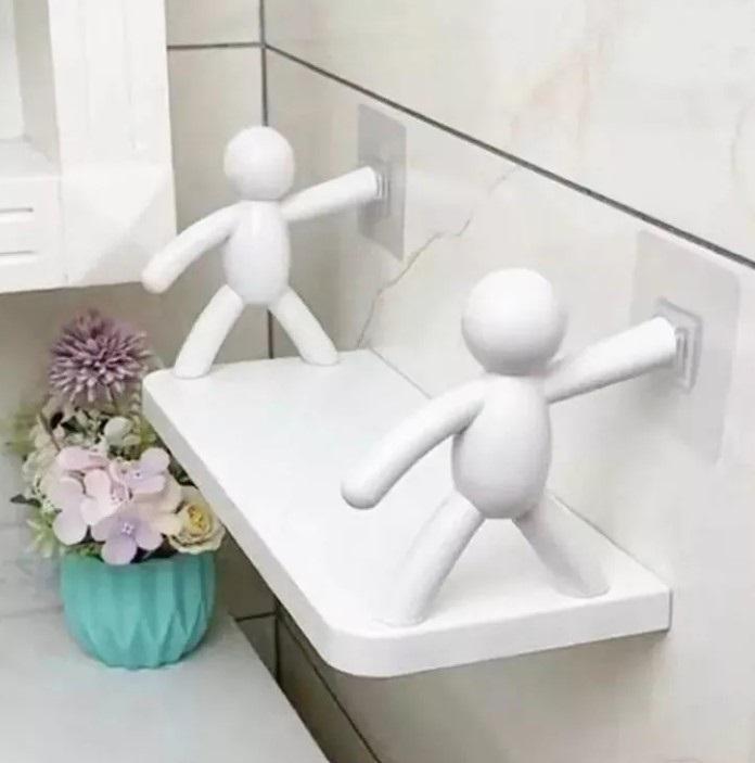 (Buy 1 Get 1 Free) White Bad Doll Shelf Storage Rack