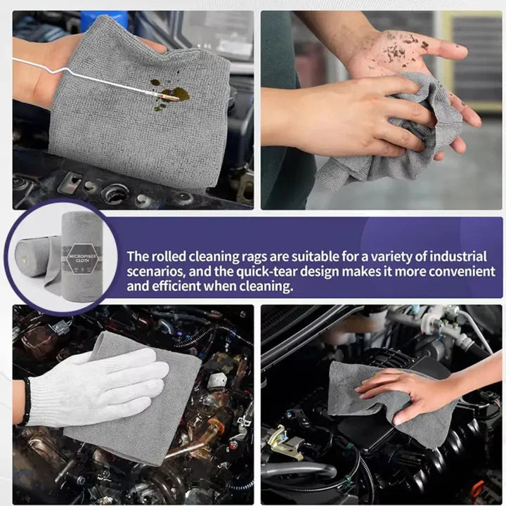 Purely™ Microfiber Cleaning Cloth Roll | Reusable & Super Absorbent