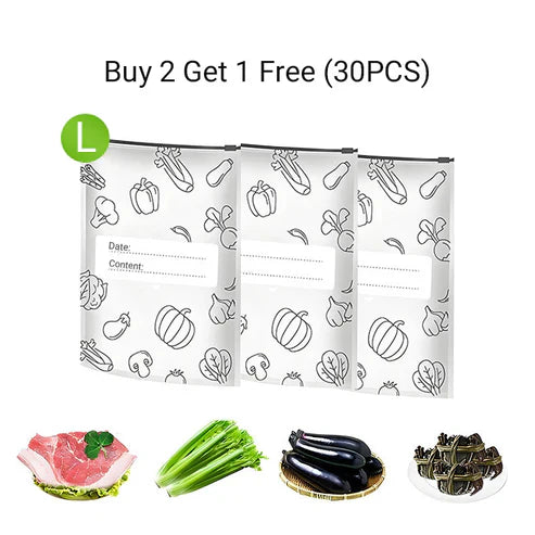 Reusable Aluminum Foil Sealable Storage Bags $9.99 Regular price$19.99Sale price 50