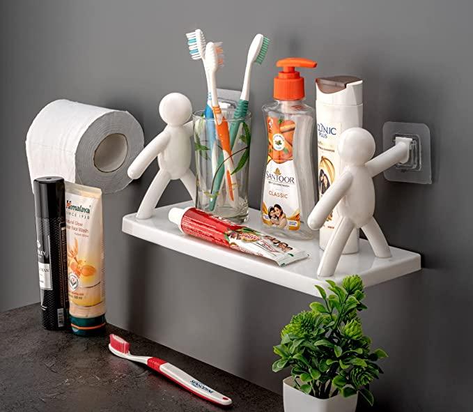(Buy 1 Get 1 Free) White Bad Doll Shelf Storage Rack