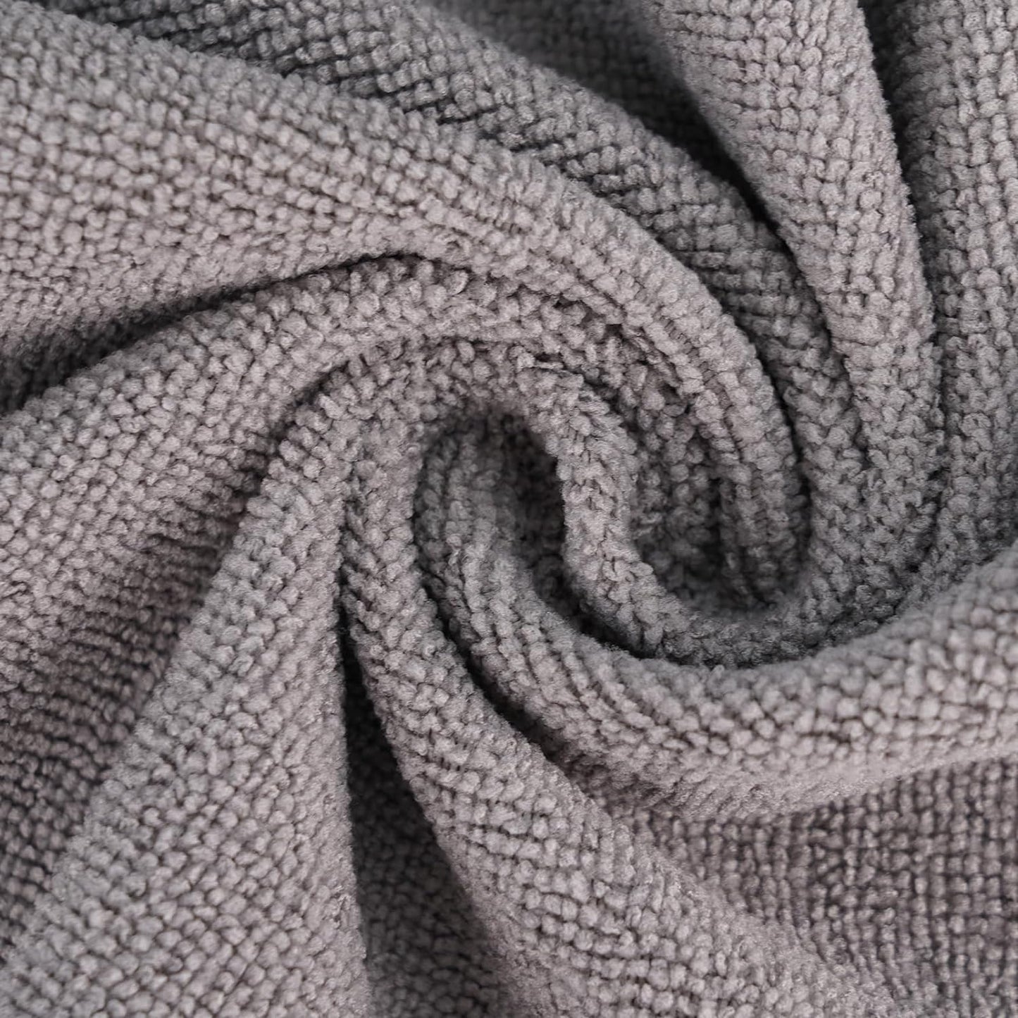 Reusable Cleaning Cloth Roll – 25 Tear-Away Washable Towels (12x12, Grey)