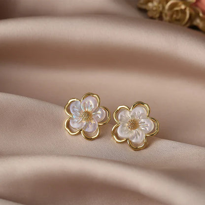 Flower Ear studs for women