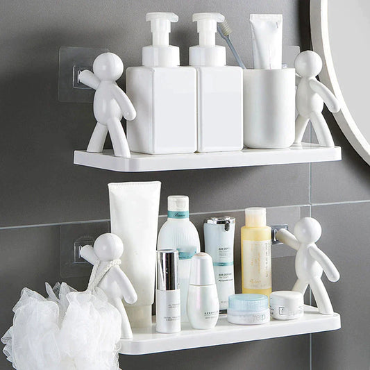 (Buy 1 Get 1 Free) White Bad Doll Shelf Storage Rack