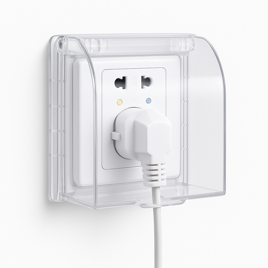 Socket Cover with Flip Lid – Water & Dust Protection (Single Socket)