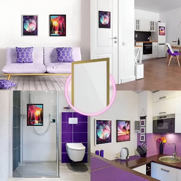 Picture frame set to match any décor (5 pieces) | FRAMEMAG