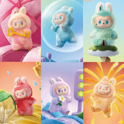 Labubu Cartoon Plush Toy Keyring (Random Color)