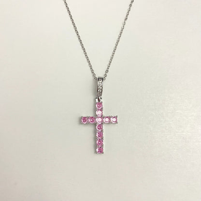 Stainless Steel Silver Cross Necklace