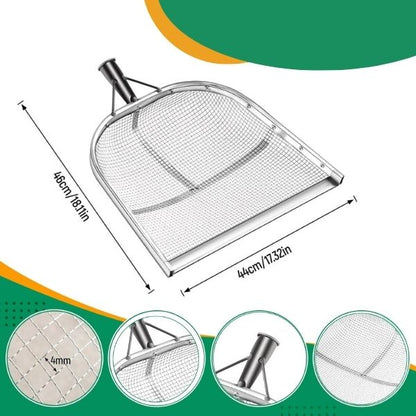 Heavy shovel for soil sifting