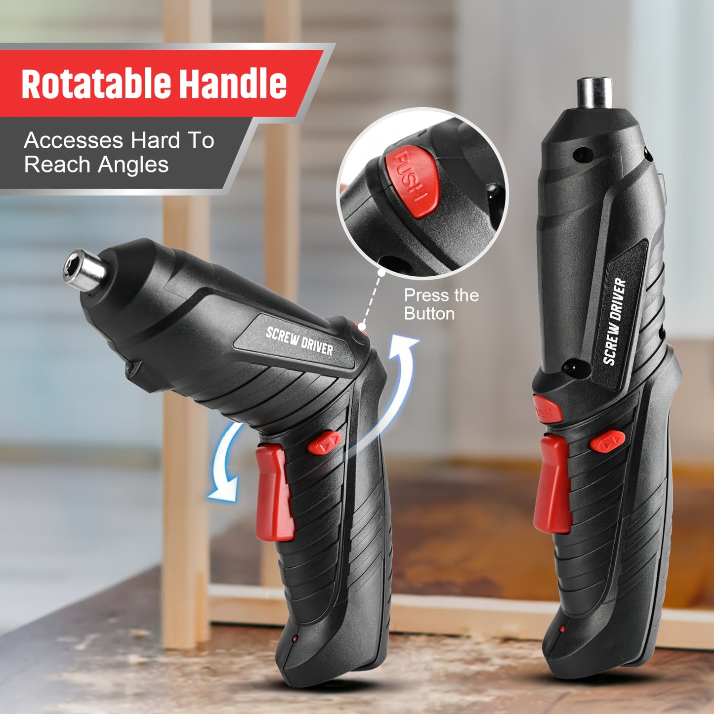 ⏱️🪛 Har Ghar Ka Hero 🏠🔧 – 47-in-1 Electric Screwdriver Set with Carrying Case ⚡🛠