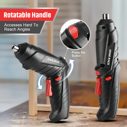 ⏱️🪛 Har Ghar Ka Hero 🏠🔧 – 47-in-1 Electric Screwdriver Set with Carrying Case ⚡🛠