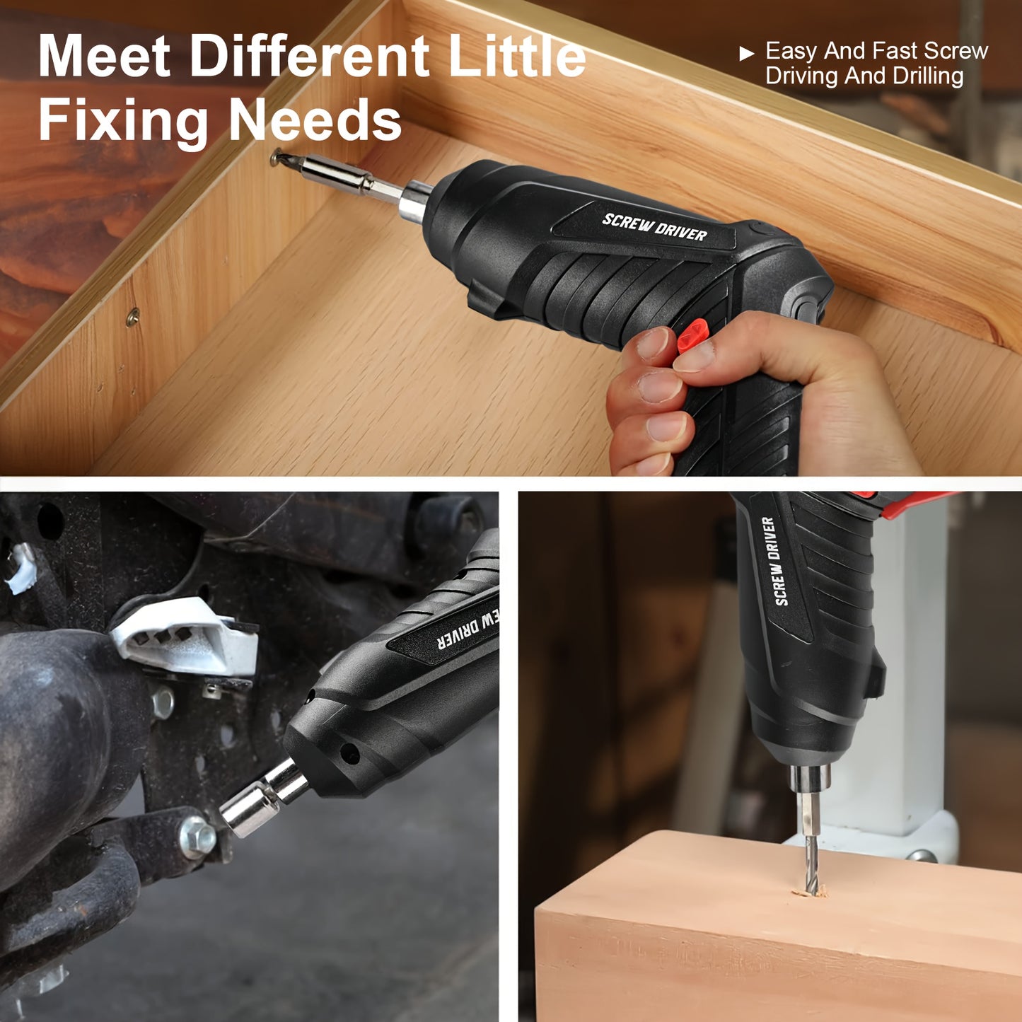 ⏱️🪛 Har Ghar Ka Hero 🏠🔧 – 47-in-1 Electric Screwdriver Set with Carrying Case ⚡🛠