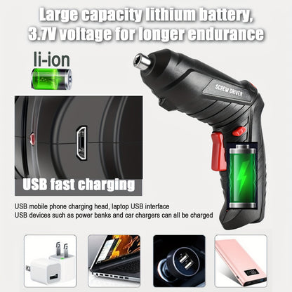 ⏱️🪛 Har Ghar Ka Hero 🏠🔧 – 47-in-1 Electric Screwdriver Set with Carrying Case ⚡🛠