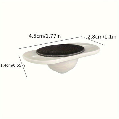 Self-Adhesive Mini Caster Wheels - 360° Rotating Universal Pulleys for Storage Boxes, Dustbins & Small Furniture (Stainless Steel Ball / ABS)