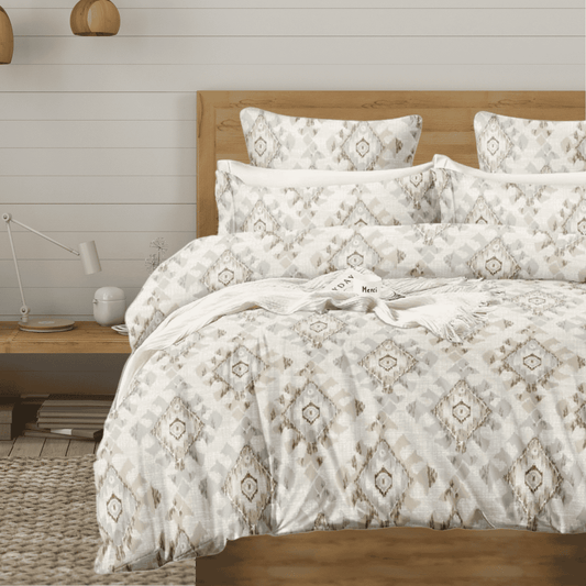 Premium Quality Light Shade King Size Double Bed Elastic Fitted Premium Bedsheet