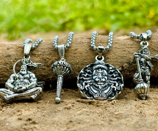 🚩 Jai Shree Ram! Divine Lord Hanumanji Pendant Combo – BUY 1 GET 3 FREE 🏹✨