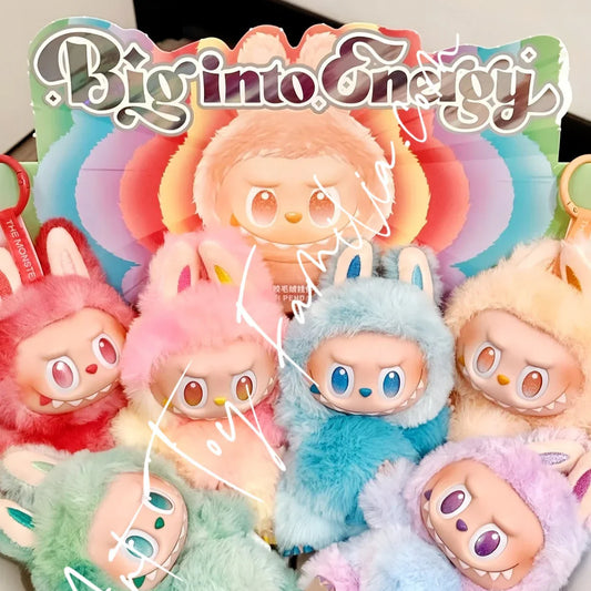 Labubu Cartoon Plush Toy Keyring (Random Color)