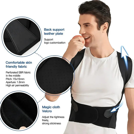 🔥 Straight Back, Confident Look – Posture Corrector Belt for a Perfect You! 💪✨