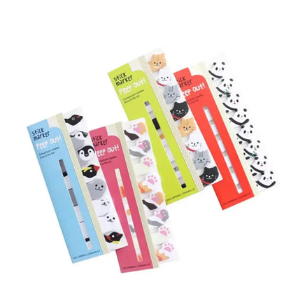 Cute Stationery Bookmark Sticky Note
