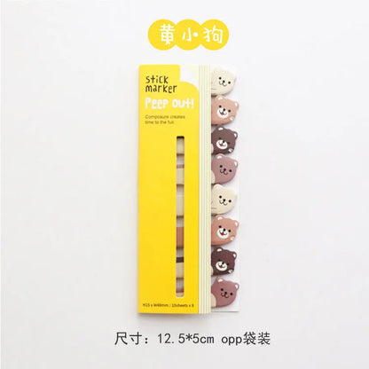 Cute Stationery Bookmark Sticky Note