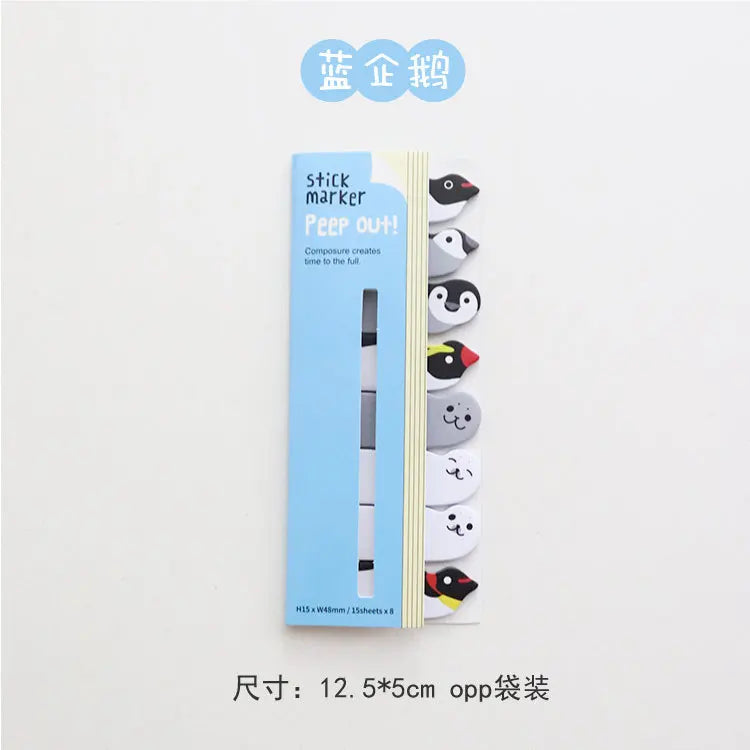 Cute Stationery Bookmark Sticky Note
