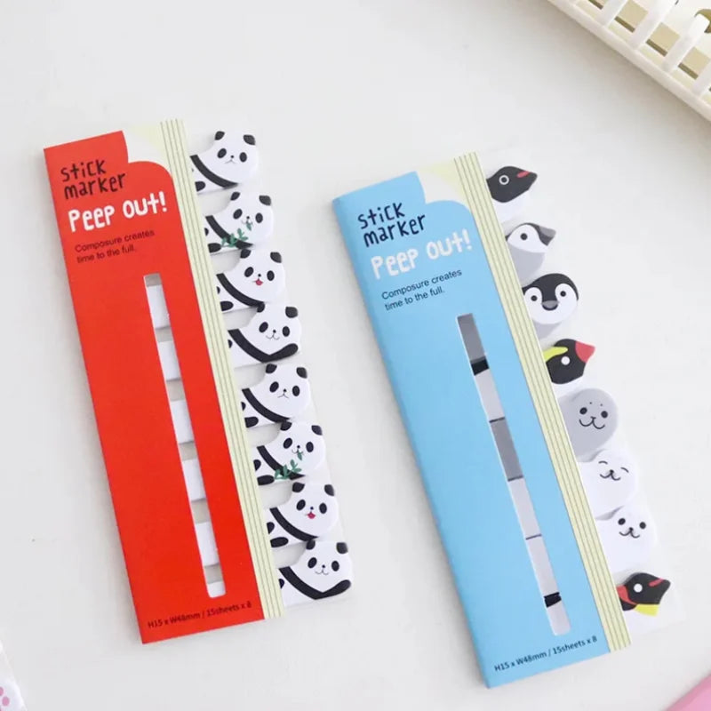 Cute Stationery Bookmark Sticky Note