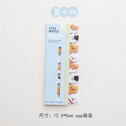 Cute Stationery Bookmark Sticky Note
