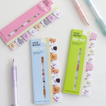 Cute Stationery Bookmark Sticky Note