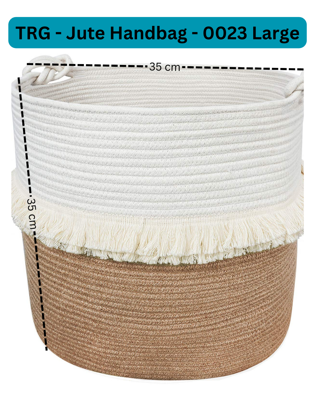 Large Woven Storage Baskets, Jute