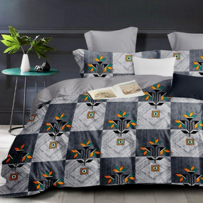 Most Viral Design cotton Double Bed Bedsheet with 2 Pillow Covers