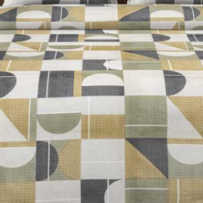 Porcelain print cotton Double Bed Bedsheet with 2 Pillow covers
