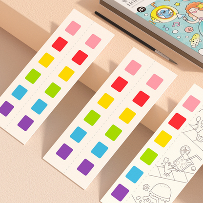 (Buy 1 Get 1 Free) Pocket Watercolour Painting Book