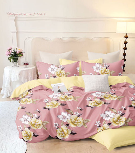Premium King Size Elastic Fitted Double Bed Bedsheet